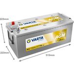 A2 VARTA PROMOTIVE AGM 12V 170Ah 670901100